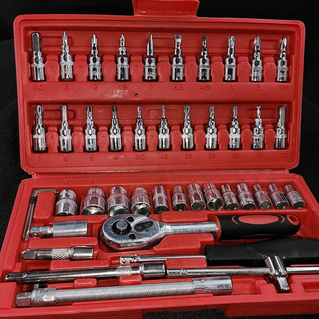 Caja De Herramientas Para Autos 46 Pc